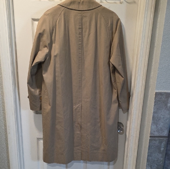 Burberry Tan Nova check Vintage Trench Coat Blue Label Japanese  Made - Picture 8 of 12